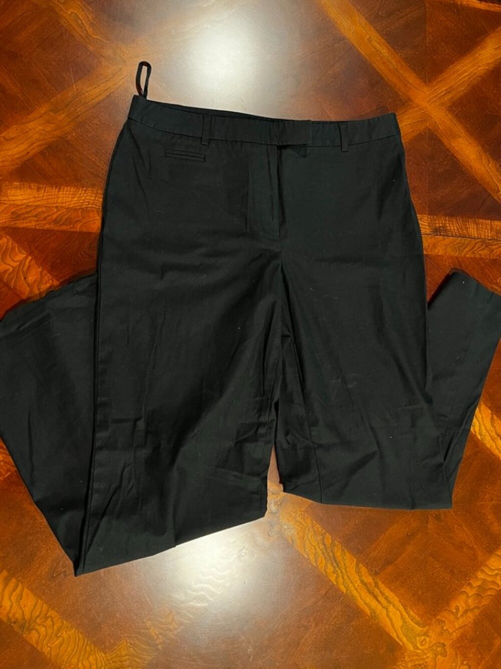 Alfani Cotton Black Work Pants